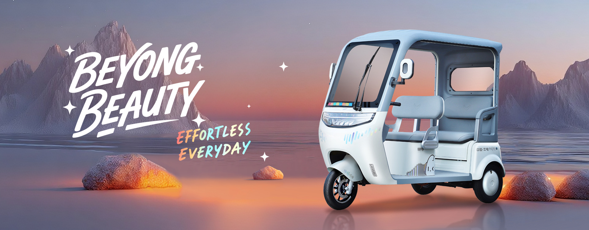 Electric Tricycle with Canopy